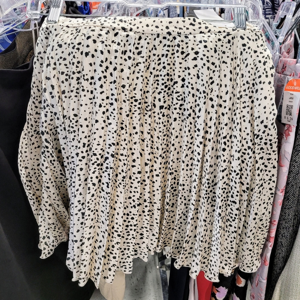 ASOS Satin Pleated Skirt